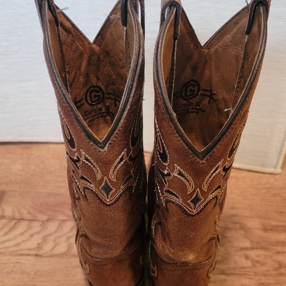 Womens Circle G cowboy boots inlay so beautiful - Picture 3 of 9